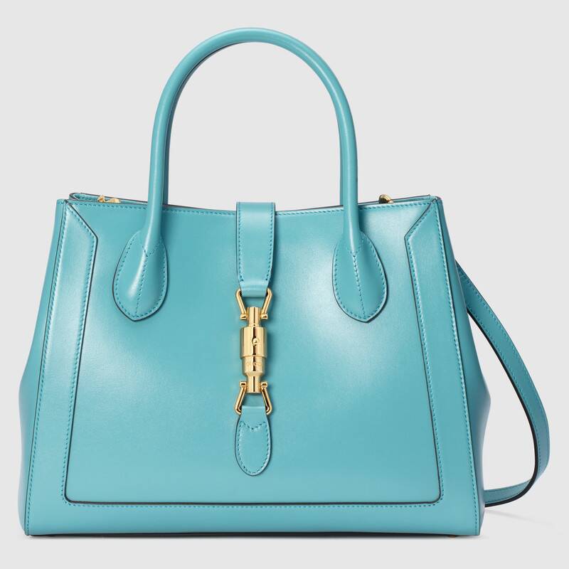 Gucci Jackie 1961 Medium Tote Bag Shoulder Bag 649016 Light Blue